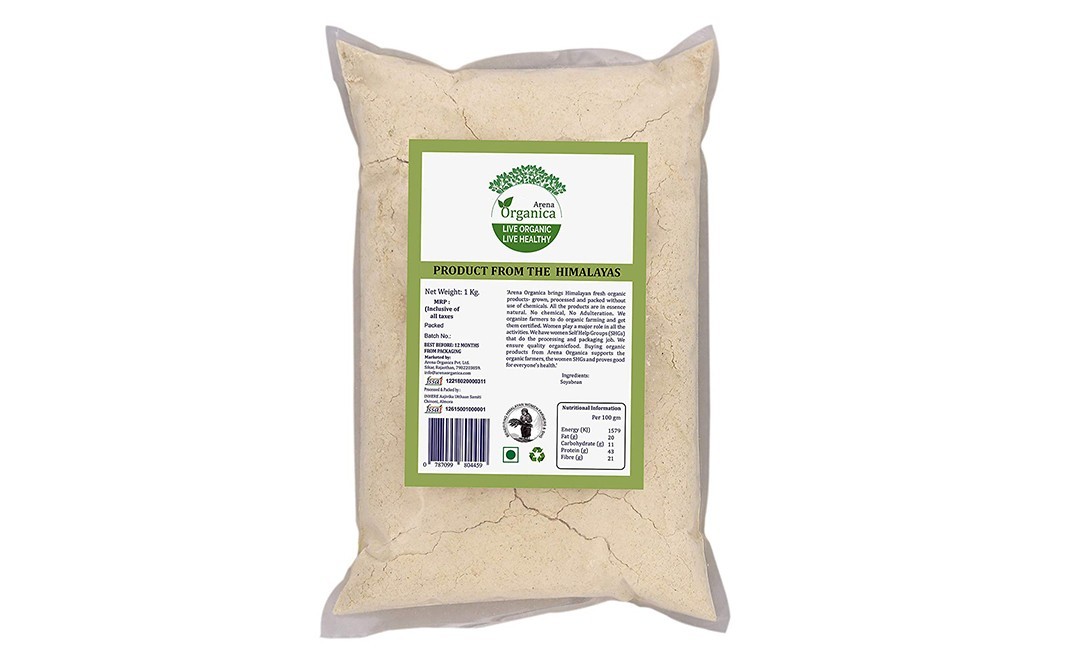 Arena Organica Soyabean (Flour)    Pack  1 kilogram